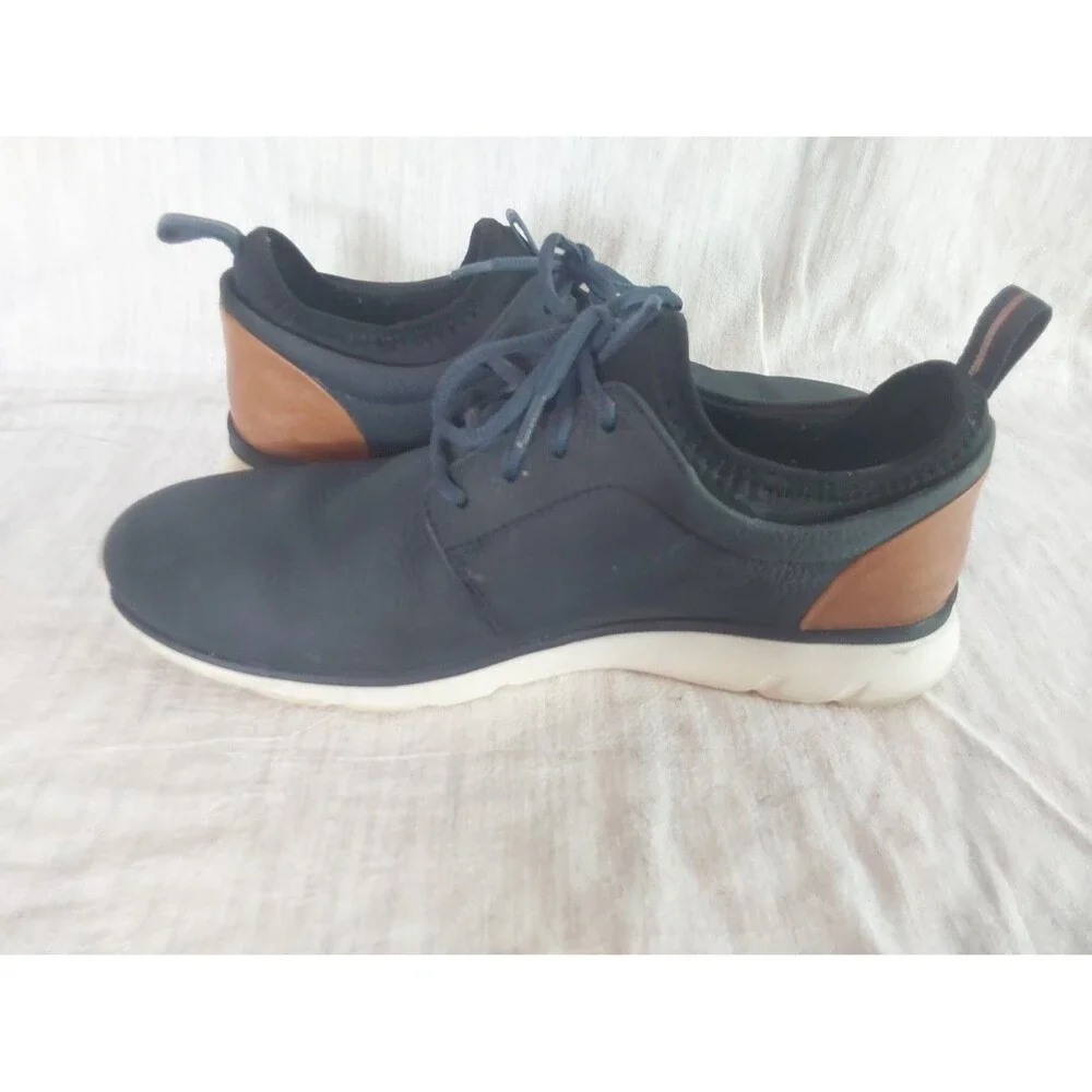 Johnston & Murphy XC4 Waterproof Mens Size 9.5 M Blue Leather Oxford Sneaker